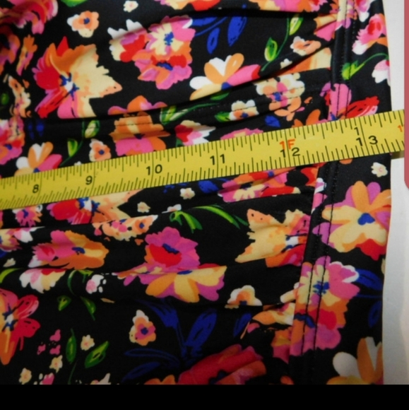 Teemi One Piece Women's Floral Swim Suit size 12 - Picture 4 of 8